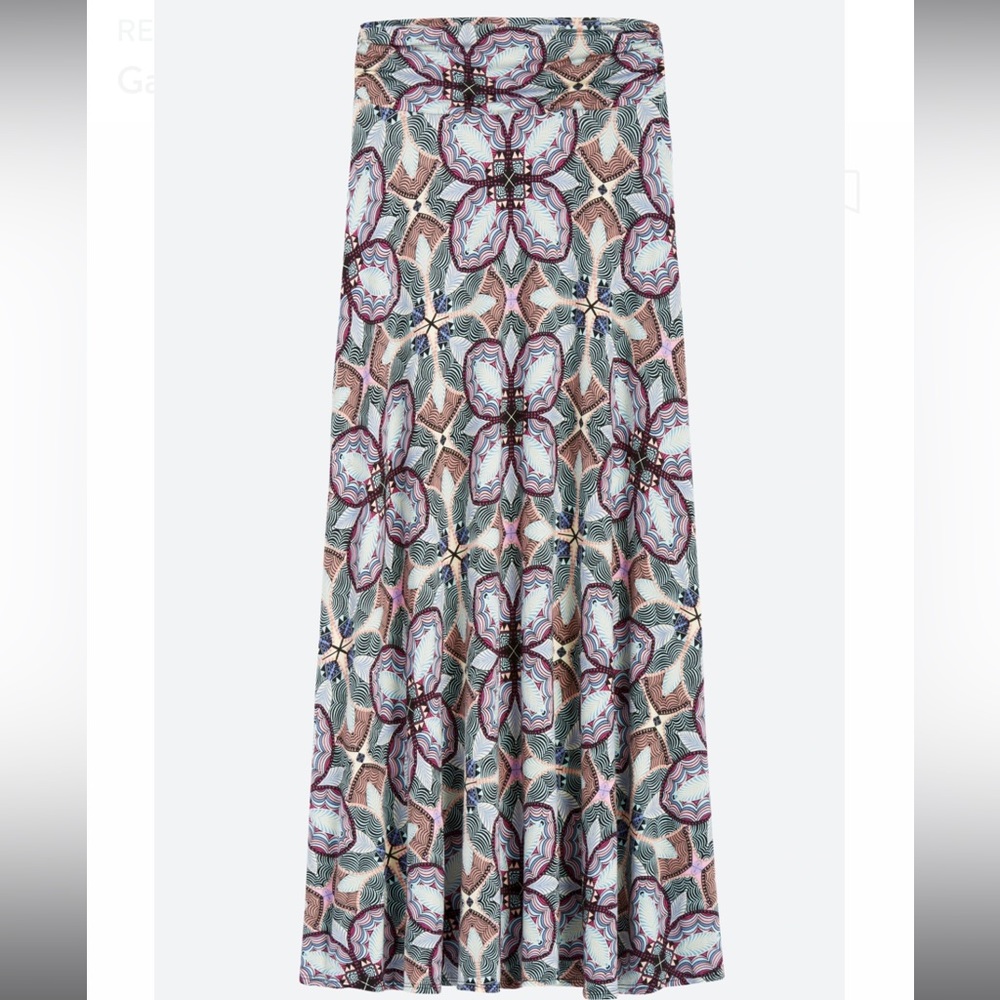 Renee C Galinda Printed Maxi Skirt size large brand new without tags
